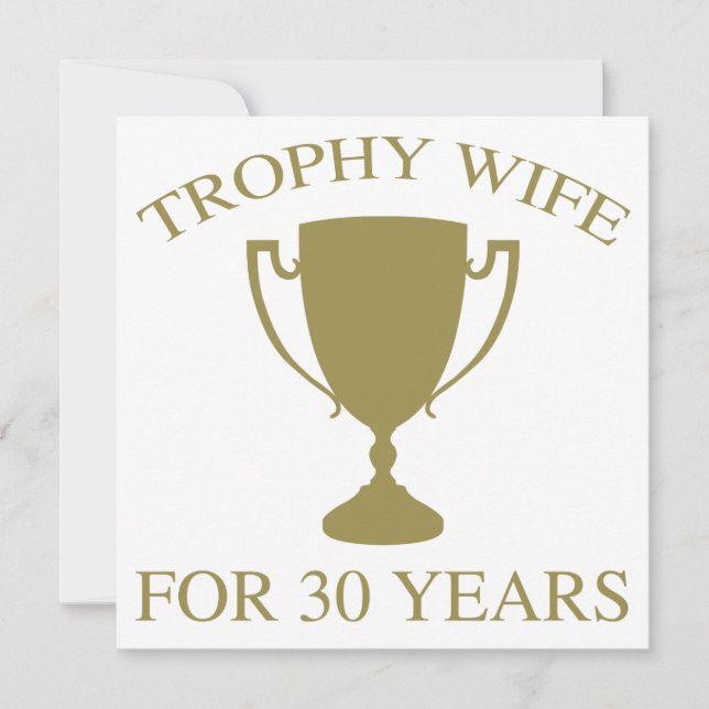 Femme Trophée Pendant 30 Ans (Devant)