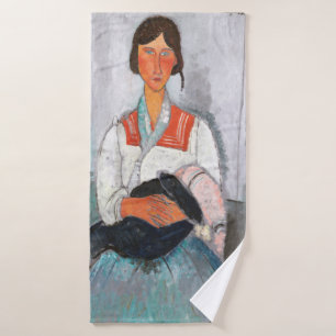 Femme tzigane avec bébé, Modigliani