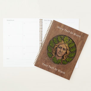 Femme verte - Bois