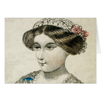Femme victorienne vintage à Bonnet