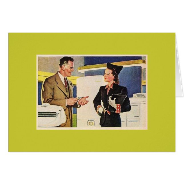Femme vintage et homme (Devant horizontal)