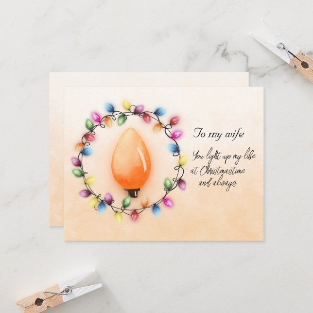 Femme Vous illuminez ma vie à Noël toujours (Devant/Arrière en situation)