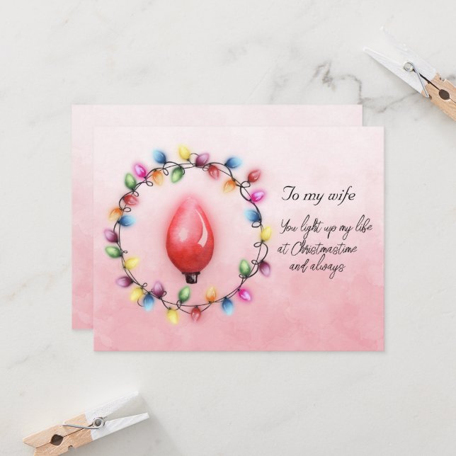 Femme Vous illuminez ma vie à Noël toujours (Devant/Arrière en situation)