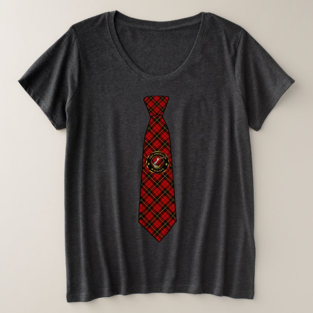 Femme Wallace Tartan Necktie (Design devant)