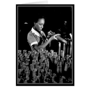 Femmes 2ème guerre mondiale - Carte de voeux front