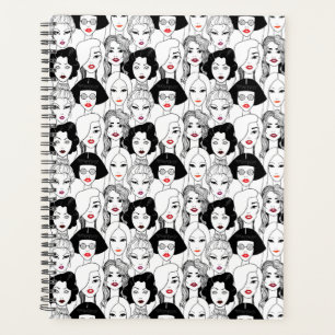 Femmes avec Motif à lèvres