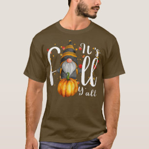 FEMMES C'est l'automne Y'all Halloween T-Shirt bla