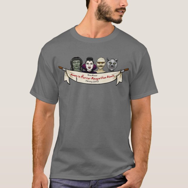 Femmes dans le T-shirt d'obscurité du mois 2012 (Devant)