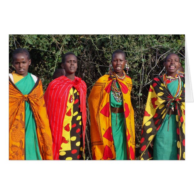Femmes de Maasai - 1 (Devant Horizontal)