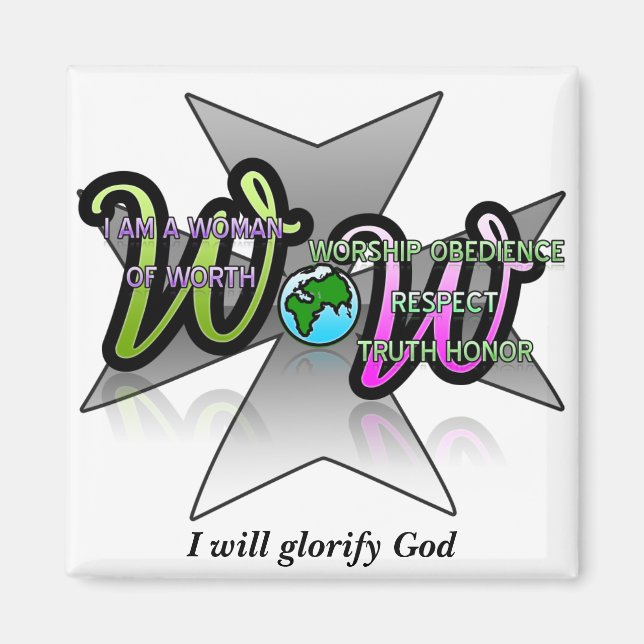 Femmes de Worth Creed Magnet (Devant)