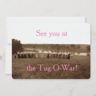 Femmes des années 1890 Tug-O-War Fox River Elgin I