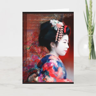 Femmes du monde : Geisha carte pour notes