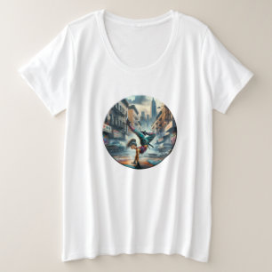 Femmes en action de Breakdancer Silhouette de New