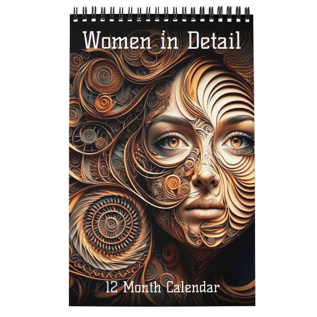 Femmes en détail Calendrier 12 mois (pages simples (Protection)