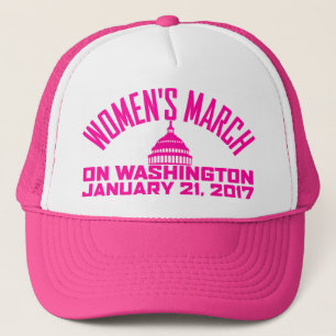 FEMMES ' S MARS SUR LE CASQUETTE DE WASHINGTON