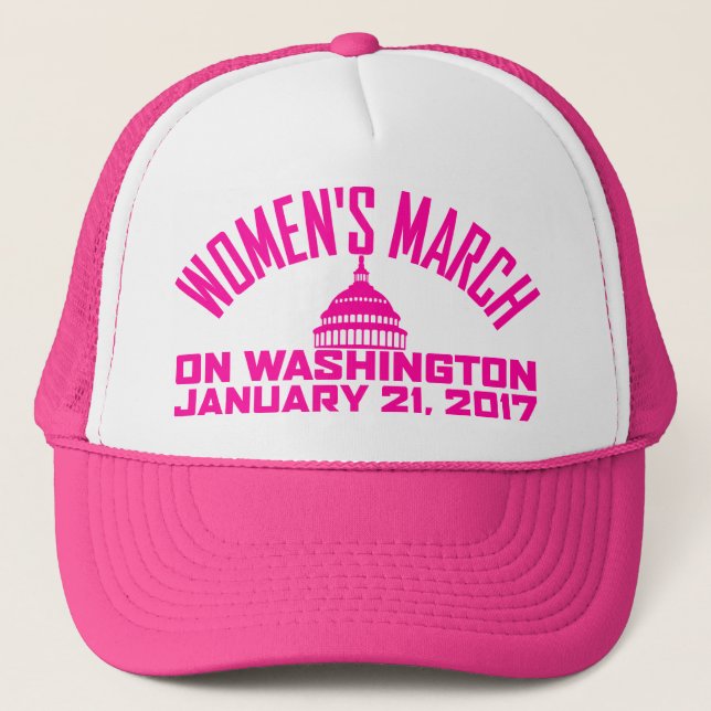 FEMMES ' S MARS SUR LE CASQUETTE DE WASHINGTON (Devant)