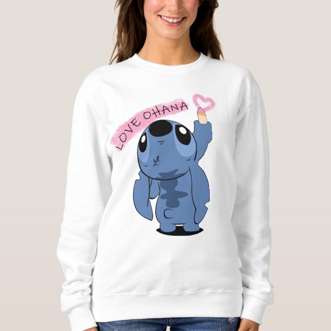 Femmes sweat - shirts à capuche Ohana Stitch (Devant)