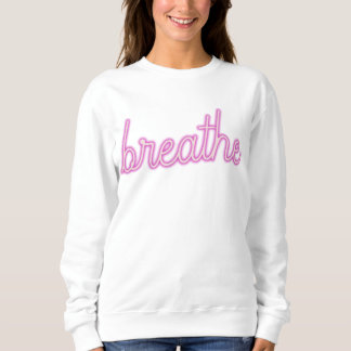 Femmes sweatshirt "Respirer"
