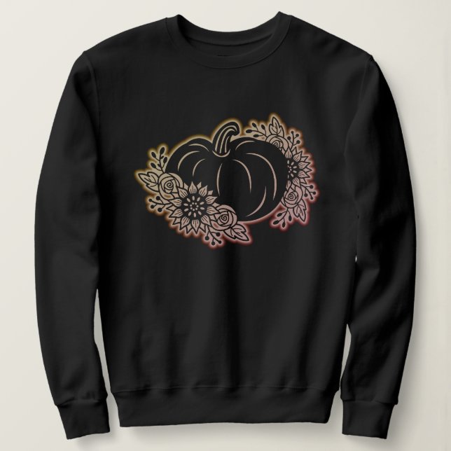 Femmes Sweatshirts Citrouilles d'Halloween (Design devant)
