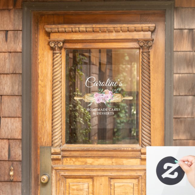 Fenêtre Autocollant pour vitrine de boulangerie (Porte d'accueil)