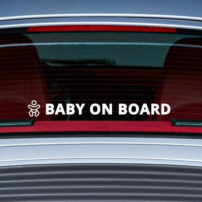 Fenêtre Bébé à Bord Autocollant pour Voiture | Autocollant (Créateur téléchargé)