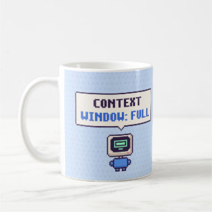 Fenêtre de contexte : Tasse Pixel AI drôle complèt