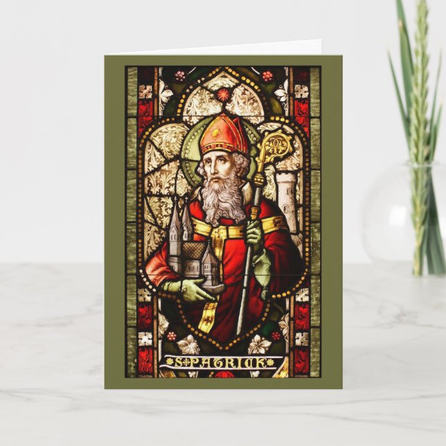 Fenêtre de l'église St Patrick - Carte (Devant)