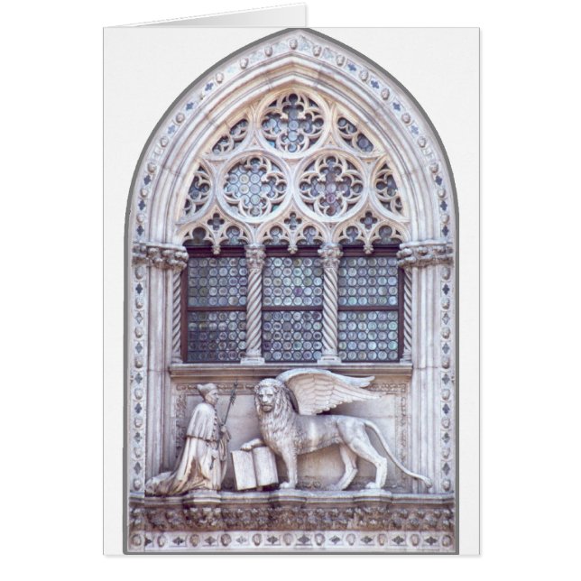 Fenêtre de lion aile San Marco (Devant)