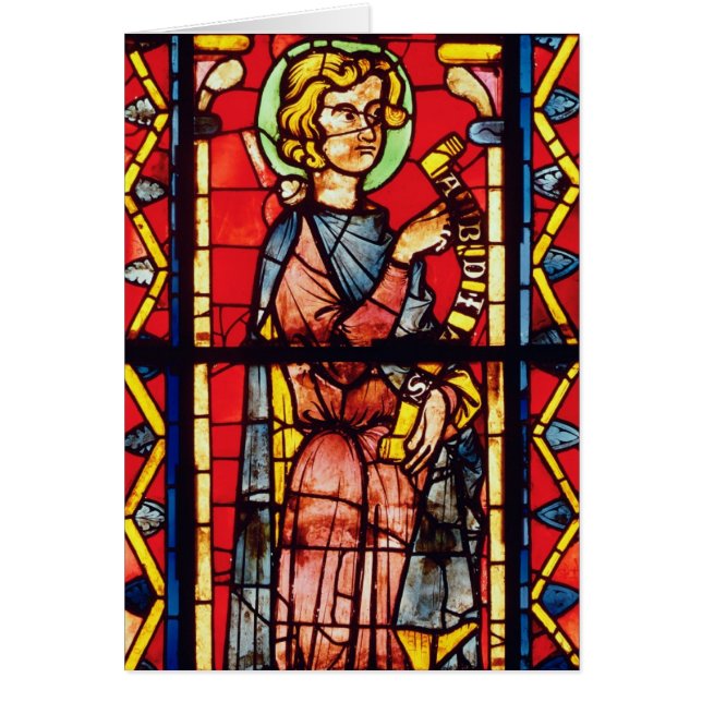Fenêtre dépeignant le prophète Obadiah, c.1270-75 (Devant)