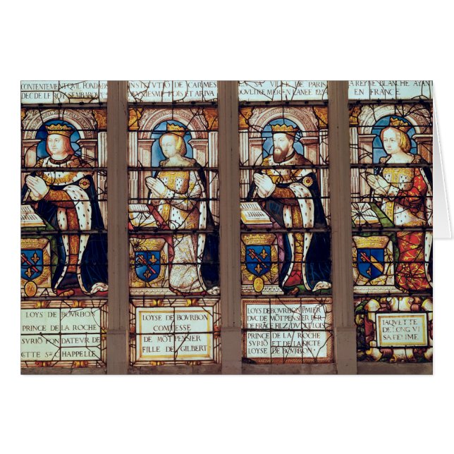 Fenêtre dépeignant Louis de Bourbon (Devant horizontal)