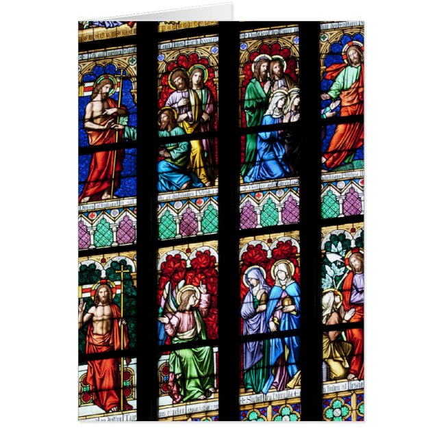 Fenêtre en verre coloré 2/3 (Devant)