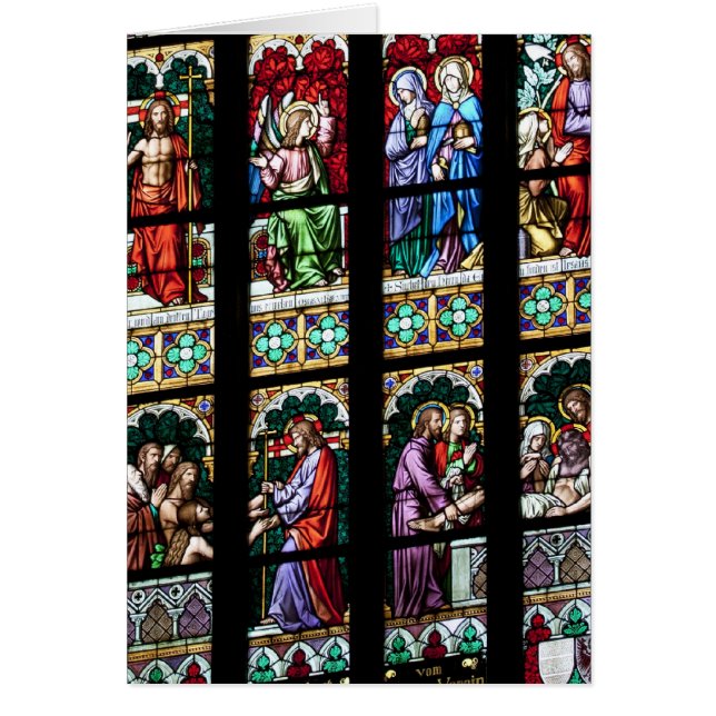 Fenêtre en verre coloré 3/3 (Devant)