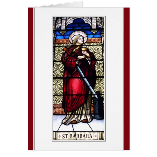 Fenêtre en verre de Saint Barbara (Devant)
