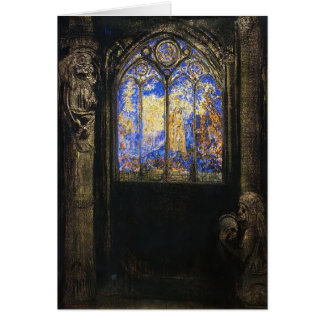 Fenêtre en verre teinté par Odilon Redon
