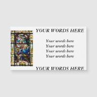 Fenêtre en verre tendu de Jésus