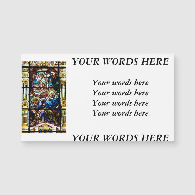 Fenêtre en verre tendu de Jésus (Devant)