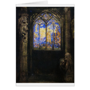 Fenêtre en verre tendu par Odilon Redon