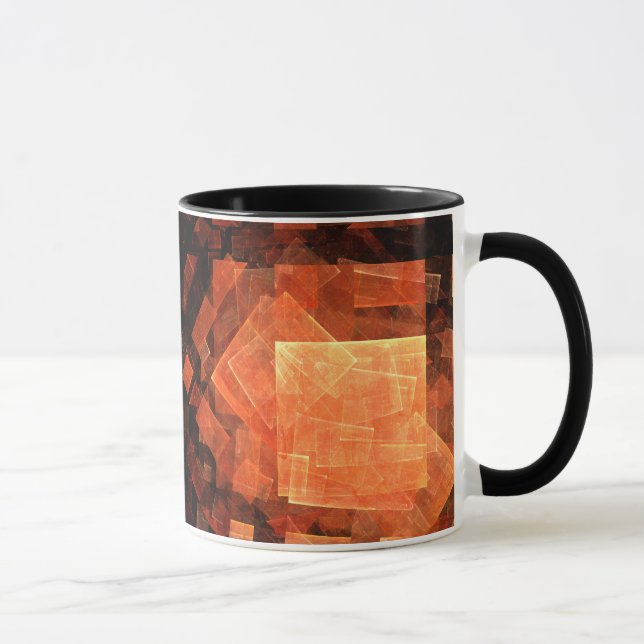 Fenêtre Lampe Abstraite café Mug (Droite)
