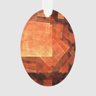 Fenêtre Lumière Art Abstrait Acrylique Oval