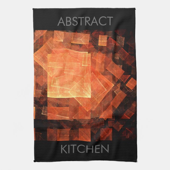 Fenêtre Lumière Art Abstrait Serviette de cuisine (Vertical)