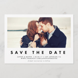 Fenêtre moderne Enregistrer le Carte photo de date