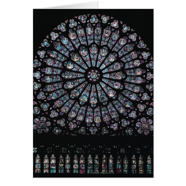 Fenêtre rose de transept du nord (Devant)