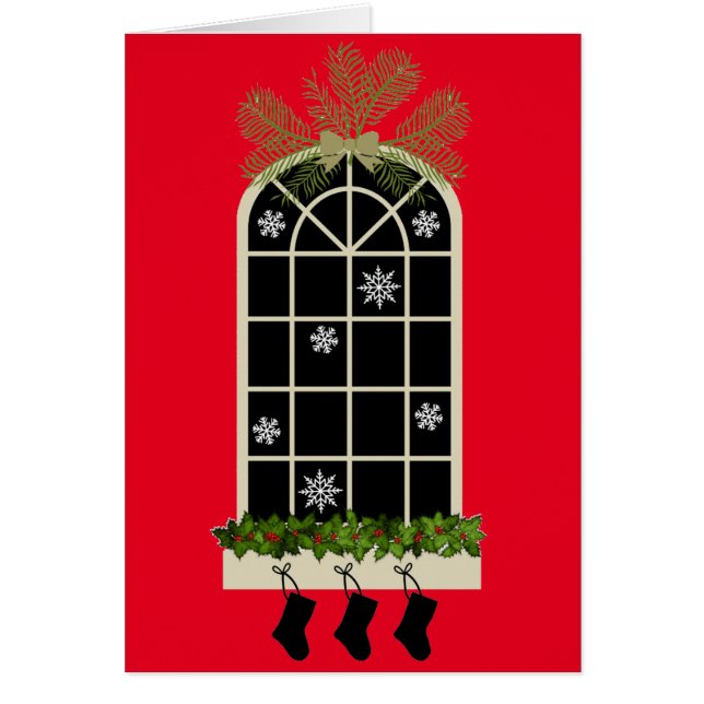 Fenêtre, veille de Noël (Devant)