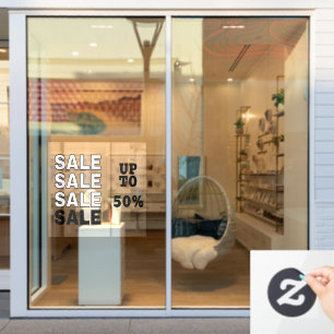 Fenêtre Vente au détail Autocollant pour vitrine
