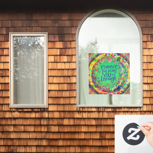 Fenêtre Vous êtes Suffisant «Inspirivité» Autocollant pour (Fenêtre d'accueil)