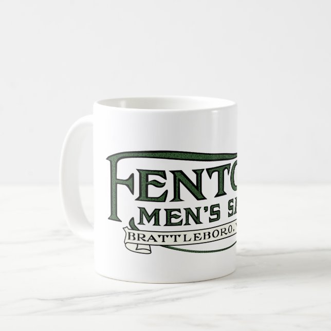Fenton's Mens Shop Logo Mug (Devant gauche)