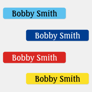 Fer sur les garçons Vêtements Étiquettes NOM Rouge