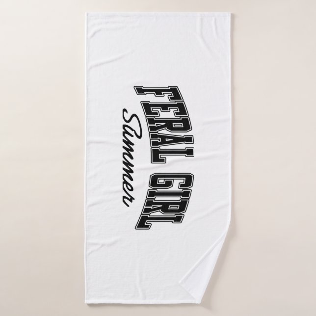 Feral Girl Summer Towel (Serviette de bain)