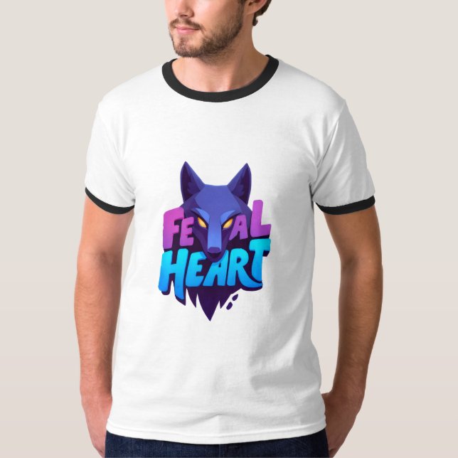 “Feral Heart” Men's T-shirt (Devant)