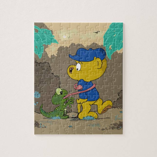 Ferald et Baby Lizard Puzzle (Vertical)